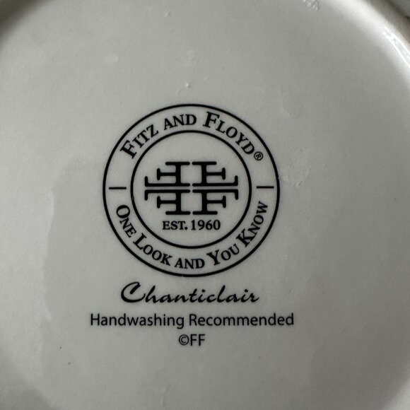 Fitz & Floyd Chanteclair Rooster Ceramic 15" Platter/Bowl - Picture 5 of 6